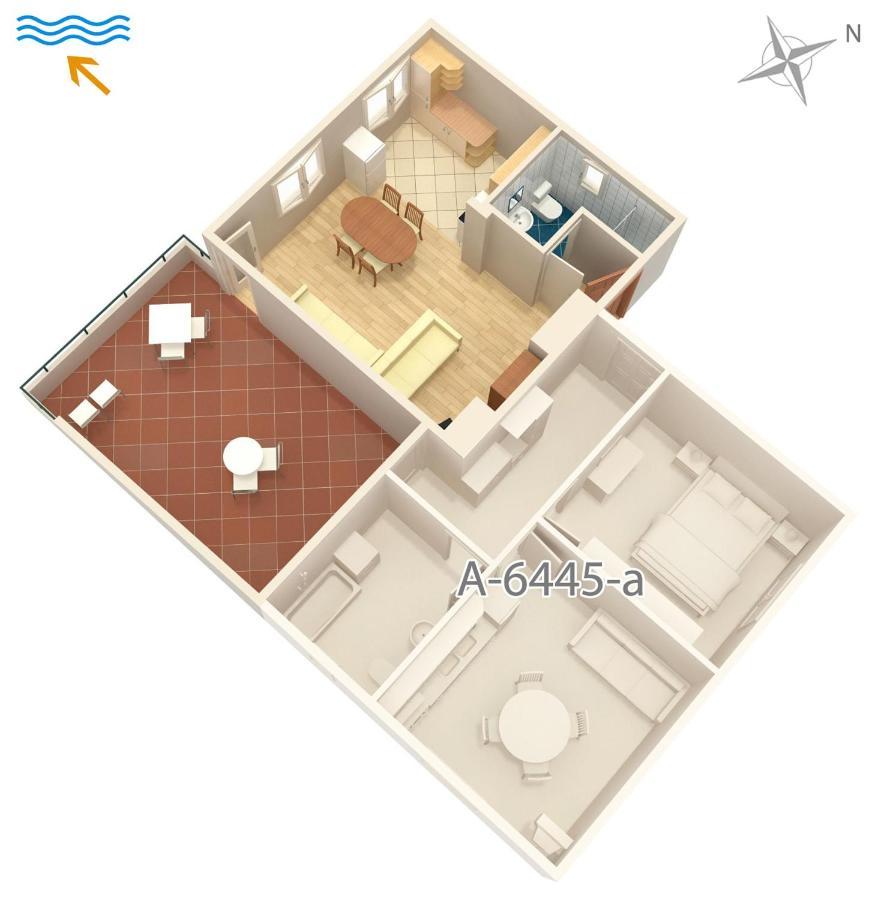 Apartments By The Sea Turanj, Biograd - 6445 Εξωτερικό φωτογραφία