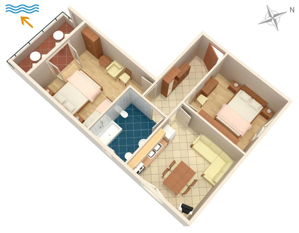 Apartments By The Sea Turanj, Biograd - 6445 Εξωτερικό φωτογραφία